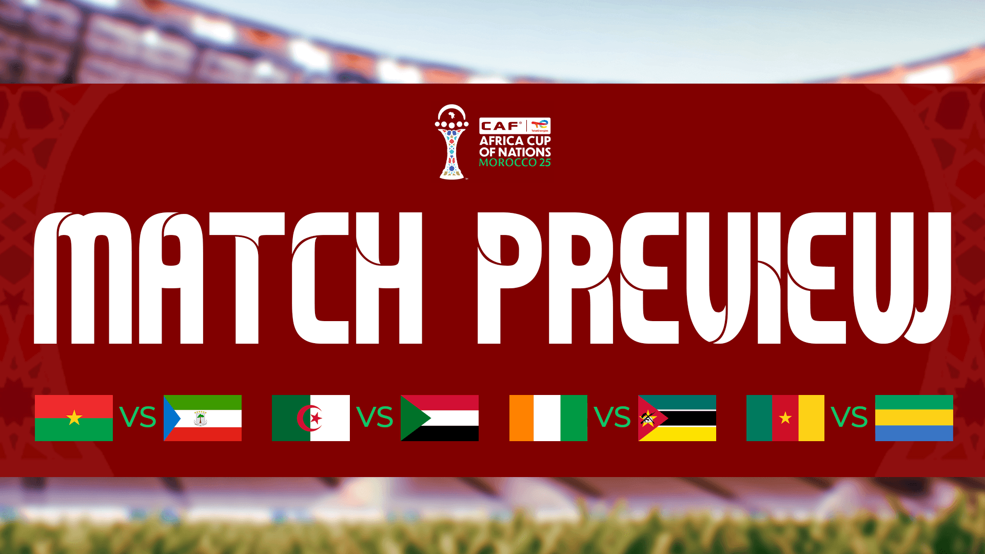 AFCON 2025 Matches day four
