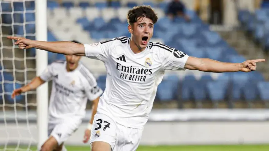 Arsenal are monitoring Real Madrid's Victor Valdepenas. Image || GETTY