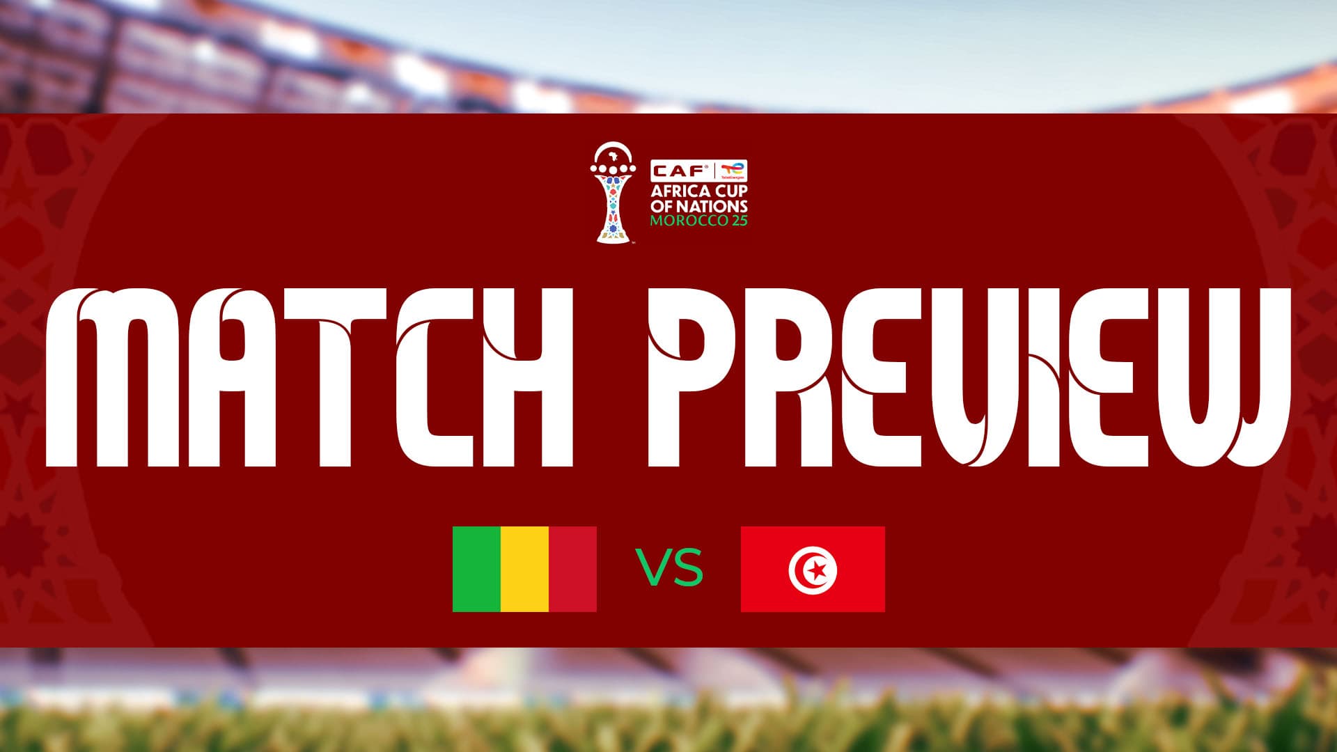 Mali vs Tunisia Round of 16