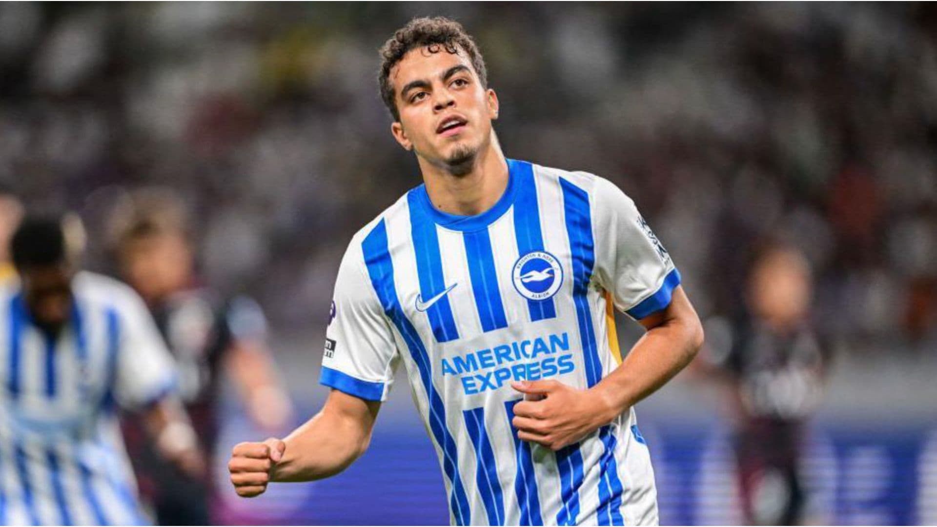 Ayari in action against Burnley