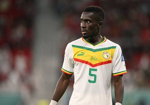 Gana Gueye during Senegal's first AFCON game vs Botswana